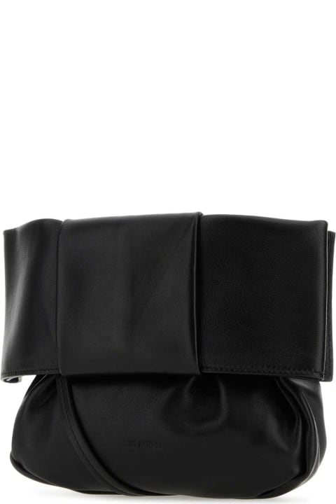 Fashion for Women Jil Sander Black Nappa Leather Bucket Bag