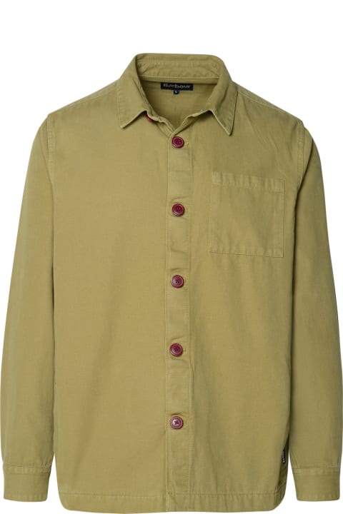 Barbour for Men Barbour Green Cotton Shirt