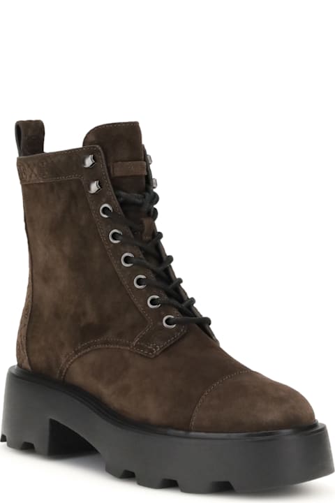 Tory Burch T Ankle Boots With Grooved Lug Sole