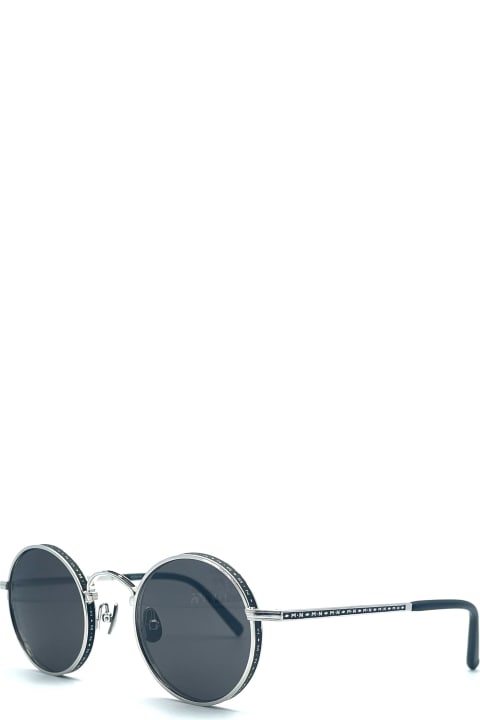 メンズ Matsudaのアイウェア Matsuda M3100 - Palladium White Sunglasses
