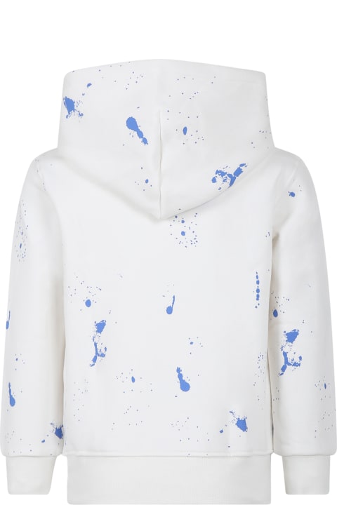 Sweaters & Sweatshirts for Boys Ralph Lauren White Sweatshirt For Boy With Polo Bear