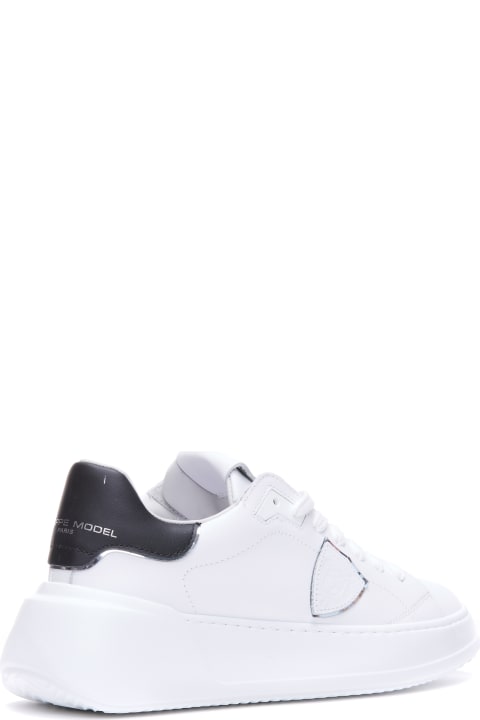Philippe Model Shoes for Women Philippe Model Tres Temple Low Sneakers