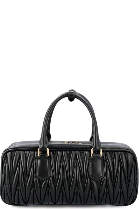 Bags for Women Miu Miu Matelassé Zipped Handbag