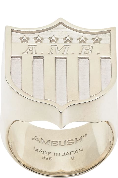 AMBUSH Jewelry for Men AMBUSH Varsity Shield Ring