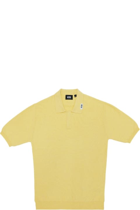 ウィメンズ GCDSのシャツ GCDS Short-sleeved Fine-knitted Polo Shirt