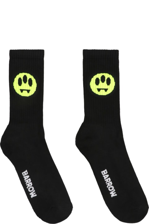 ウィメンズ新着アイテム Barrow Black Socks With Logo