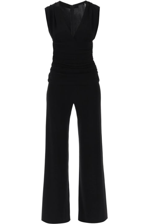 Shirred Jumpsuit In Jersey