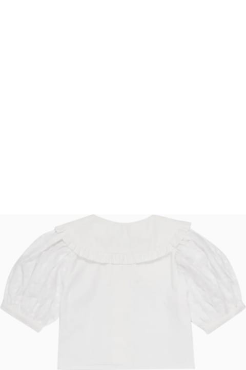 Antonella Shirt In Solid Color Poplin