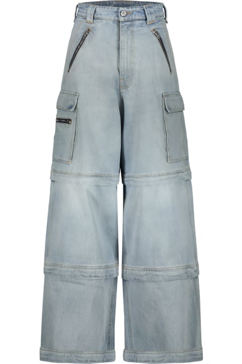 VETEMENTS Pants & Shorts for Women VETEMENTS Transformer Baggy Jeans