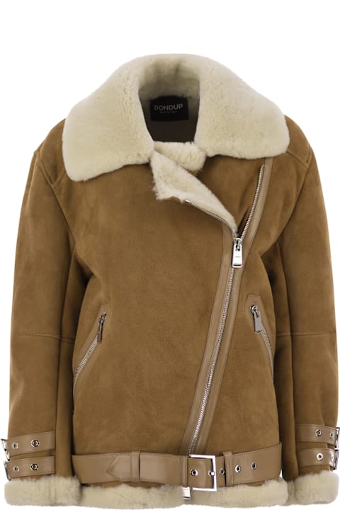 Dondup for Kids Dondup Loose Shearling Jacket
