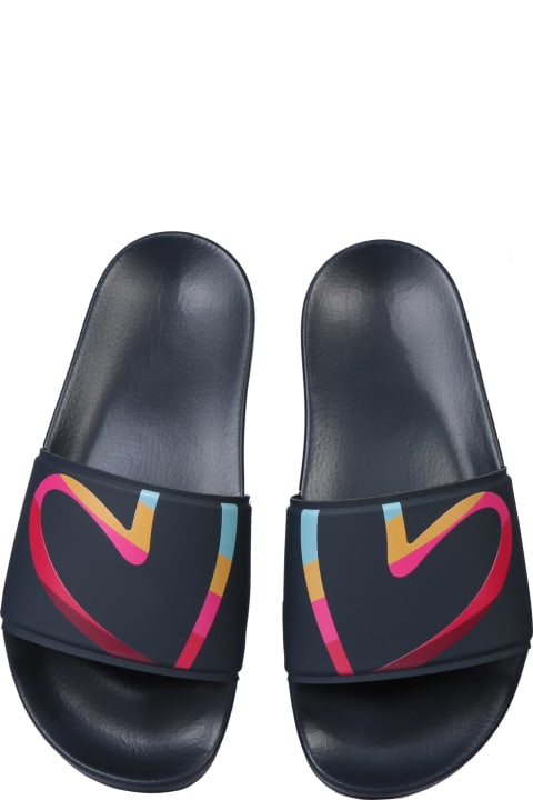 Swearl Heart Slide Sandals