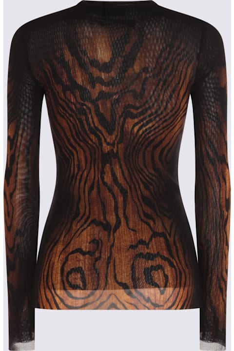 Jean Paul Gaultier Kids Jean Paul Gaultier Black And Brown Top