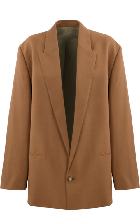 Philosophy di Lorenzo Serafini Coats & Jackets for Women Philosophy di Lorenzo Serafini Single-breasted Blazer In Wool Blend