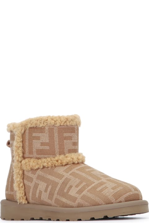 Fendi Bootie Tessuto Jacquard Ff
