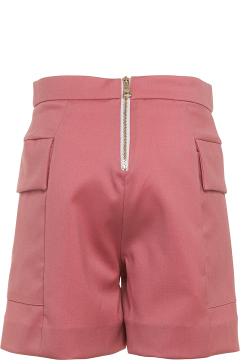 Balmain for Girls Balmain Pink Shorts