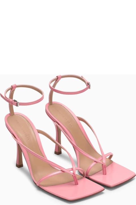 Bottega Veneta Shoes for Women Bottega Veneta Squared Toe Strappy Sandals