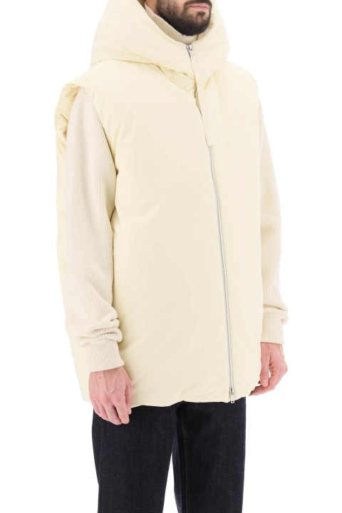 Jil Sander Coats & Jackets for Men Jil Sander Oversized Hooded Down Vest