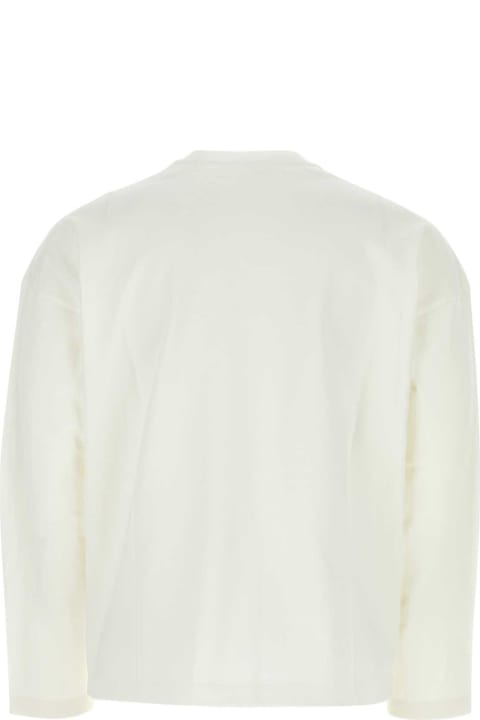 Jil Sander Fleeces & Tracksuits for Men Jil Sander White Cotton T-shirt
