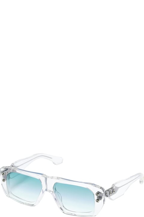 Dita Eyewear for Women Dita Hypher-1183 - Crystal Clear / Antique Silver Sunglasses
