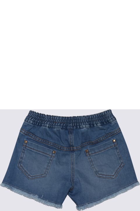 Chloé Bottoms for Girls Chloé Blue Cotton Shorts