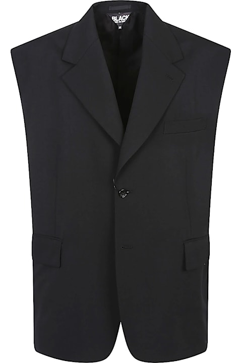 Comme des Garçons لـ Kids Comme des Garçons Wool Sleeveless Jacket