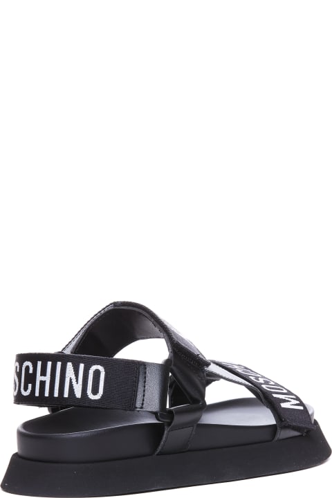 Moschino for Women Moschino Platform Sandals Logo Tape