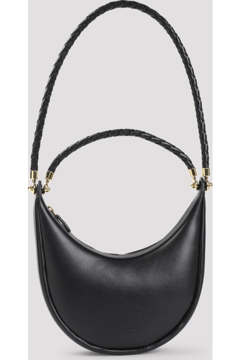 【関税&送料込】Bottega Veneta Hoolahoop - Prada Bottega Veneta - Hula Hoop Black Leather Shoulder Bag