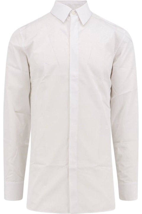 Givenchy Sale for Men Givenchy Embroidered Long-sleeved Shirt