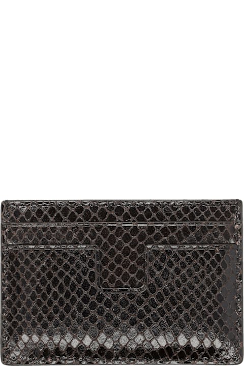 Tom Ford for Men Tom Ford Snake Print Card Holder