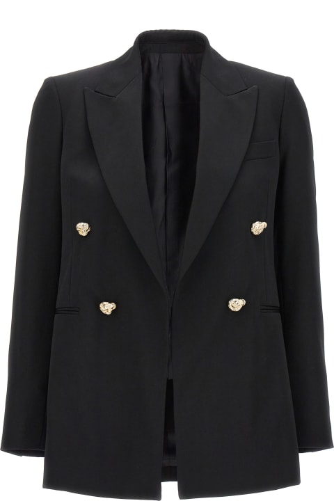 Lanvin Coats & Jackets for Women Lanvin Double Breast Jewel Buttons Blazer Jacket