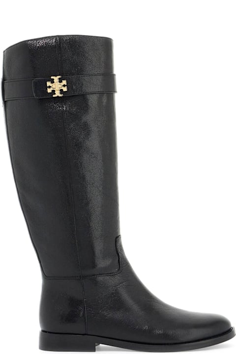 Tory Burch Boots for Women Tory Burch 'lock Ridin' Black Leather Boots