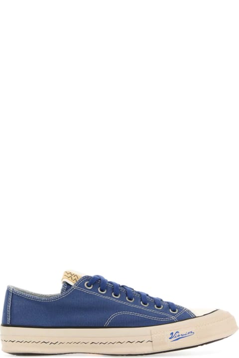 Visvim Men Visvim Blue Canvas Skagway Sneakers