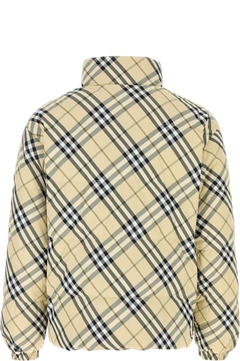 Fashion for Men Burberry Printed Nylon Reversible Down Jacket