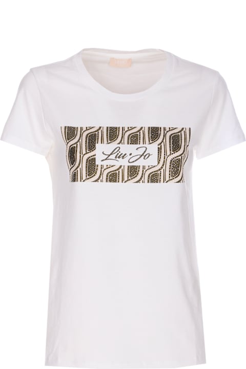 Liu-Jo for Women Liu-Jo Strass Logo T-shirt