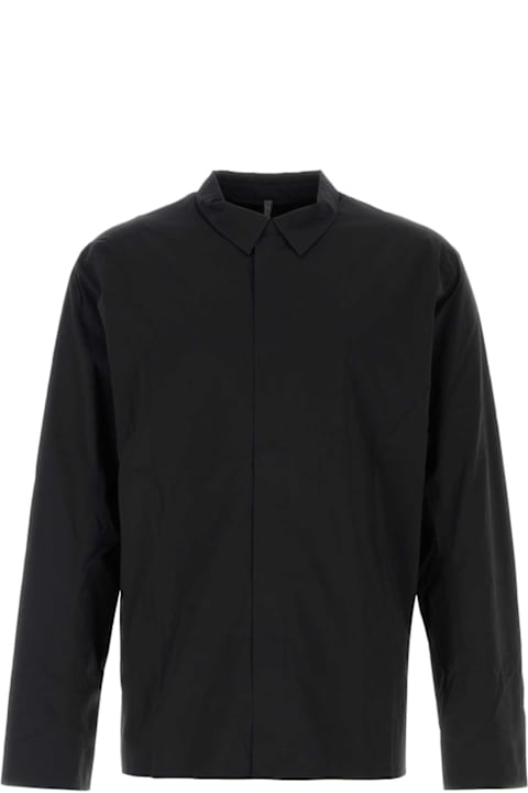 Homeware Arc'teryx Veilance Black Stretch Nylon Metry Shirt