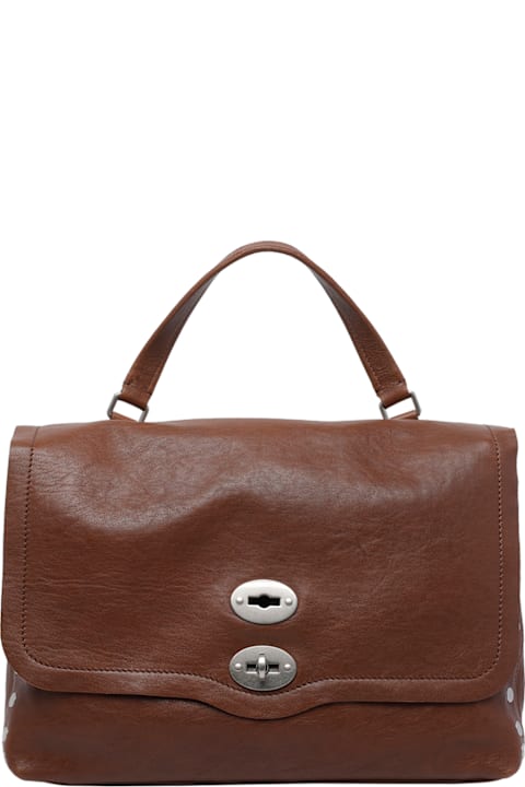 Zanellato لـ Men Zanellato Medium Postina Tabacco Handbag