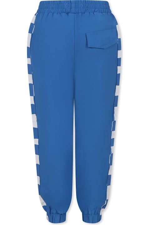 Stella McCartney Kids ملابس تحتية لـ أولاد Stella McCartney Kids Blue Trousers For Boy