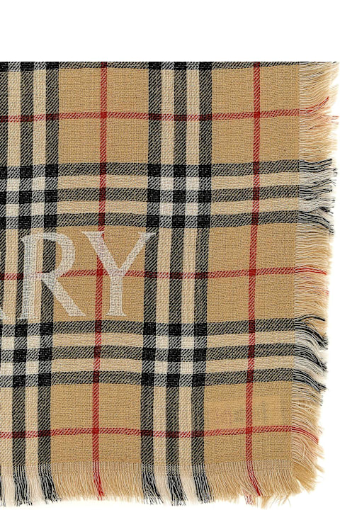 Burberry Scarves & Wraps for Women Burberry Check Wool Scarf