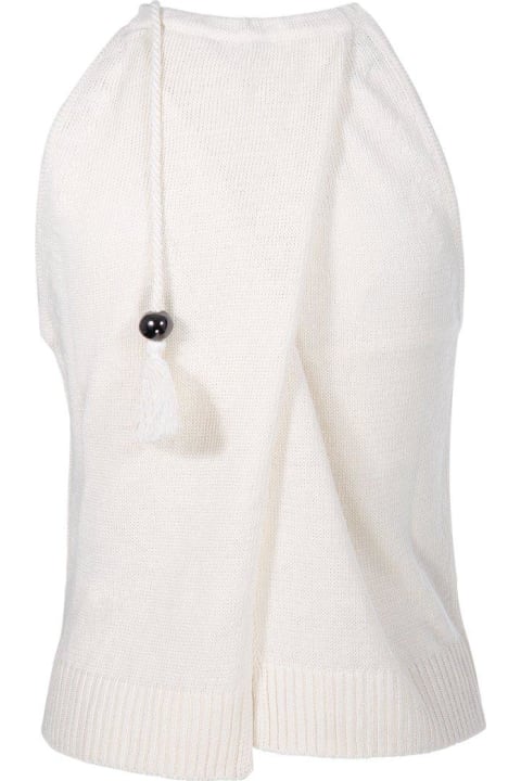 Max Mara Sale for Women Max Mara Moriana Sleeveless Knitted Top
