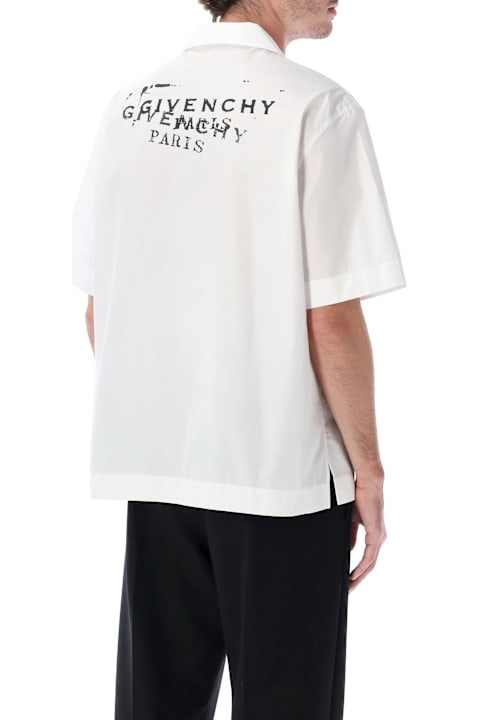 Homeware Givenchy Givenchy Poplin Shirt With Stamp Print