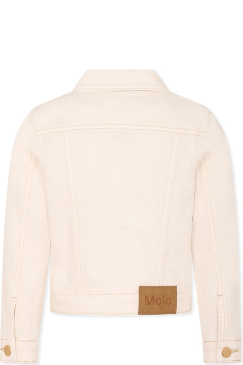 ボーイズ Moloのコート＆ジャケット Molo Ivory Jacket For Kids