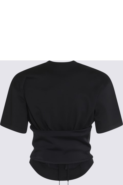 Mugler for Women Mugler Black Cotton T-shirt