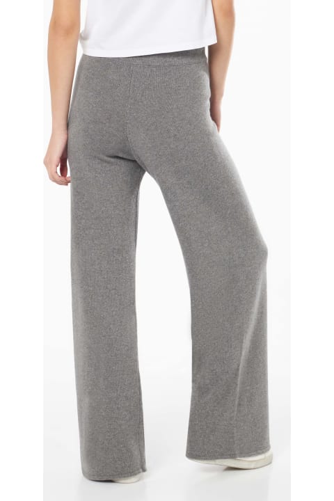 Homeware MC2 Saint Barth Knitted Grey Palazzo Pants