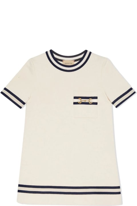 Fashion for Kids Gucci ruched button-up shirt Blu