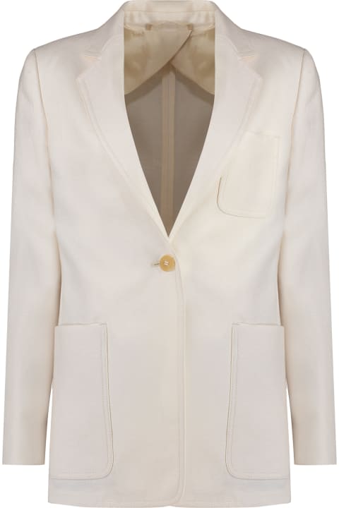Coats & Jackets for Women Max Mara Boemia Linen Blazer