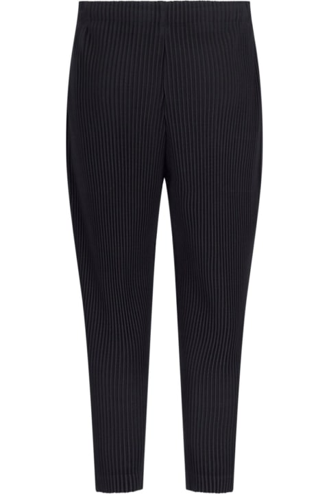 Homme Plissé Issey Miyake Clothing for Men Homme Plissé Issey Miyake 'mc February' Trousers
