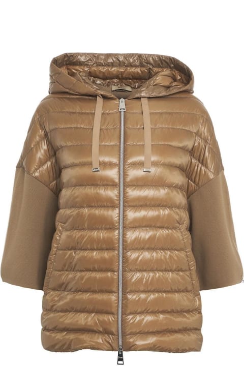 Herno for Women Herno Hooded Quilted Down Jacket