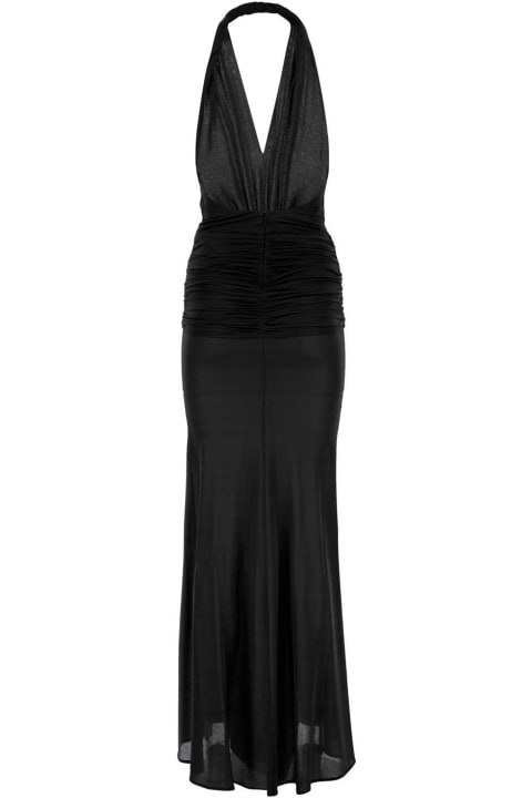 Blumarine Jumpsuits for Women Blumarine Black Jersey Dress