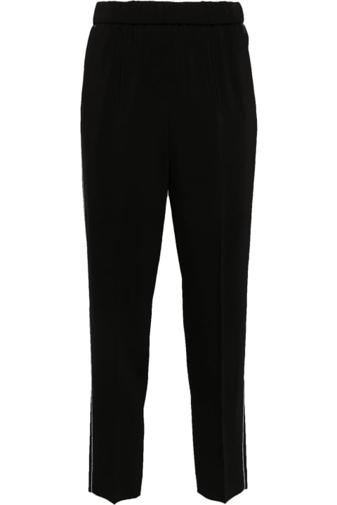 Sale for Women Peserico Black Tapered Trousers