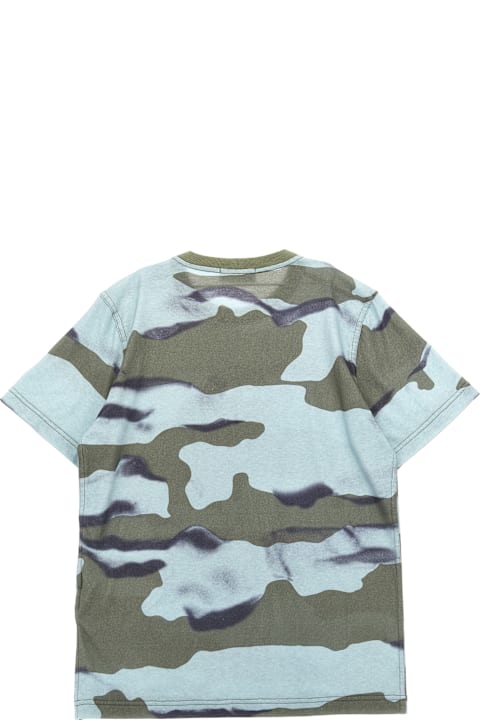Stone Island Junior for Kids Stone Island Junior Logo Embroidery T-shirt